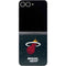 NBA Miami Heat Black Partial Logo Galaxy Z Flip6 Skin